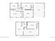 Detailed floor plan layout of the home, showcasing the arrangement of rooms on both floors at 9146 W 89Th Ct, Broomfield, CO 80021