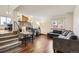 Living room with hardwood floors at 4071 E 126Th Pl, Thornton, CO 80241