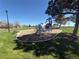 Neighborhood playground with colorful play structures and ample green space for to enjoy at 4071 E 126Th Pl, Thornton, CO 80241