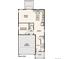 Detailed main level floorplan highlighting kitchen, great room, dining, and garage layout at 2221 Flower Blossom Ave, Brighton, CO 80601