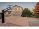 Private outdoor basketball court with ample space at 5268 Talavero Pl, Parker, CO 80134