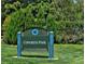 A sign for Congress Park surrounded by green lawns, foliage, and a neatly trimmed garden at 1002 Detroit St, Denver, CO 80206