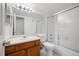 Bathroom featuring a bathtub, vanity, and essential fixtures at 3335 S Ammons St # 6-102, Lakewood, CO 80227