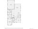 First floor plan featuring a kitchen, living room, dining area, primary bedroom and garage at 5590 W 97Th Ave, Westminster, CO 80020