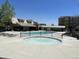 Community pool and spa with plenty of seating and adjacent buildings for changing and relaxing at 5590 W 97Th Ave, Westminster, CO 80020