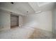 Unfinished basement with drywall installed and closet at 3672 Deer Creek Dr, Parker, CO 80138