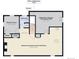 Layout of the basement showcasing the kitchen, bathroom, laundry, and storage areas at 10951 Rosalie Dr, Northglenn, CO 80233