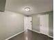 Finished basement bedroom features neutral walls, wood-look flooring and a closet at 10951 Rosalie Dr, Northglenn, CO 80233