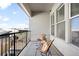 Relaxing outdoor balcony with chairs and views at 2851 W 52Nd Ave # 304, Denver, CO 80221