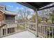 Private balcony view overlooking the street and neighborhood, offering fresh air and relaxation at 14399 E Grand Dr # 150, Aurora, CO 80015