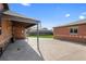 Covered patio and large backyard at 4747 Shoshone St, Denver, CO 80211