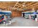 Spacious garage with ample storage shelving and room for multiple vehicles at 4747 Shoshone St, Denver, CO 80211