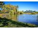 Picturesque lake with geese near the South Boulder Recreation Center at 1275 Berea Dr, Boulder, CO 80305