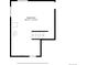 Basement floor plan with dimensions, stairs, and window at 2574 Cove Creek Ct, Highlands Ranch, CO 80129