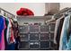 Well-organized closet with ample storage space at 3335 S Monaco Pkwy # D, Denver, CO 80222