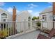 Deck with seating area and views of complex at 3335 S Monaco Pkwy # D, Denver, CO 80222