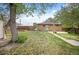 Spacious backyard with healthy lawn and privacy fence at 7987 Durango St, Denver, CO 80221