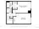 Upper level floor plan displaying the primary bedroom with en suite bath, a secondary bedroom, and closet space at 4140 Monroe Dr # C, Boulder, CO 80303