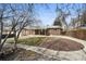 Backyard featuring grass and mulch area with mature trees at 3530 W 95Th Ave, Westminster, CO 80031