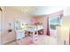 Pink bedroom with a bunk bed and plenty of storage at 3158 S Nepal Way, Aurora, CO 80013