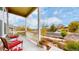 Front porch with seating and a view of the neighborhood at 3158 S Nepal Way, Aurora, CO 80013