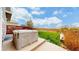 Enjoy a relaxing hot tub on the patio at 3158 S Nepal Way, Aurora, CO 80013