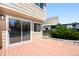 The home offers a private backyard with a wood deck, perfect for relaxing and enjoying the outdoors at 4860 E 120Th Pl, Thornton, CO 80241