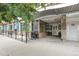 Apartment building entrance with outdoor seating, ideal for residents and guests at 2229 Blake St # 505, Denver, CO 80205