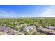 Aerial community view with lush green trees and a view of the Denver skyline at 10784 W 63Rd Pl # 205, Arvada, CO 80004