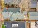 Aerial view of home with backyard and detached garage at 3424 N Marion St, Denver, CO 80205
