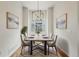 Stylish dining room featuring an elegant table, comfortable seating, and contemporary decor at 2680 Blake St # 4, Denver, CO 80205