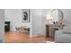 Hallway with bench and table at 801 S Harrison St, Denver, CO 80209