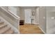 Inviting entryway with wood floors at 7465 E 157Th Pl, Thornton, CO 80602