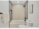 Modern bathroom with stylish tiling and a sleek shower head at 1226 W 98Th Ave, Northglenn, CO 80260