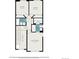 Second story floor plan showing bedrooms and bathrooms with key features at 2215 E 103Rd Pl, Thornton, CO 80229