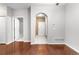 Hallway with access to bathroom and front door at 23456 E 5Th Pl # 104, Aurora, CO 80018