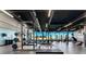 State-of-the-art fitness center with modern equipment, and abundant natural light at 3867 Freestone Pt, Castle Rock, CO 80108