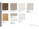 Selection of interior design materials for flooring, tile, cabinets, and countertops at 3867 Freestone Pt, Castle Rock, CO 80108