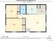 Detailed floor plan showcasing the layout of the home at 3228 W Girard Ave # C, Englewood, CO 80110