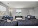 Bright living room featuring neutral walls, plush gray sofas, and ample natural light from multiple windows at 3228 W Girard Ave # C, Englewood, CO 80110