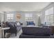 Bright living room featuring neutral walls, plush gray sofas, and ample natural light from multiple windows at 3228 W Girard Ave # C, Englewood, CO 80110