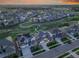 Aerial view of a vibrant neighborhood with modern homes and green spaces at 8179 S Kellerman Cir, Aurora, CO 80016