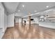 Spacious finished basement with bar and entertainment area at 8179 S Kellerman Cir, Aurora, CO 80016