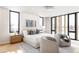 Spacious bedroom with wood floors and natural light at 580 S Franklin St, Denver, CO 80209