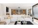 Open concept kitchen with island and modern cabinetry at 580 S Franklin St, Denver, CO 80209