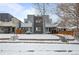 Modern two-story home with snowy front yard at 2140 Newton St, Denver, CO 80211