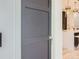 Doorway view into kitchen with marble countertops at 521 Milwaukee St, Denver, CO 80206