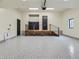 Finished garage with epoxy floor and dog wash area at 521 Milwaukee St, Denver, CO 80206