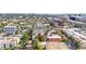 Neighborhood aerial view showcasing the building's location amid a bustling urban environment at 624 E 18Th Ave # 4, Denver, CO 80203