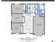 Detailed second floor plan showcasing the layout of rooms, including bedrooms and bathrooms at 1583 Sunset Ridge Rd, Highlands Ranch, CO 80126